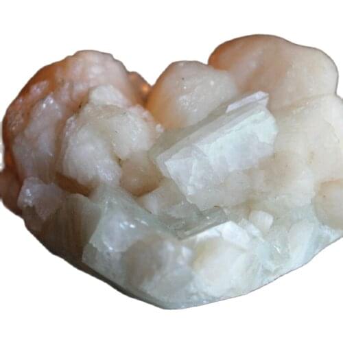 50g-300g Natural Raw Crystals Apophyllite stone Cluster rough mineral stone specimen crystal zeolite For Home Decoration 1pcs