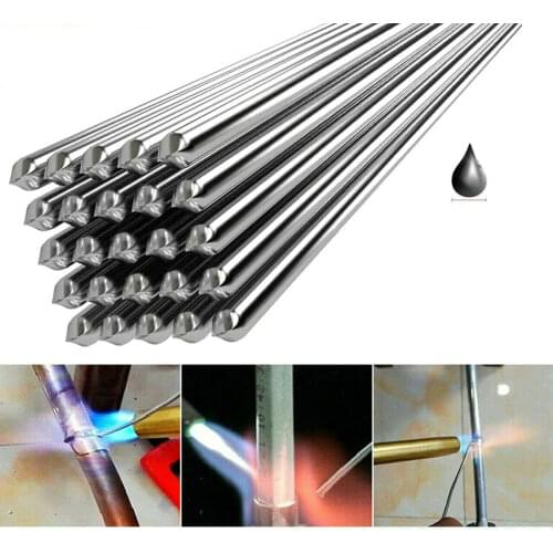 50Pcs Aluminum Welding Rods Flux-cored No Flux Required Low Melting Point Corrosion Resistance