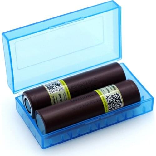 2PCS Liitokala New Original HG2 18650 3000mAh battery 18650HG2 3.6V discharge 20A, dedicated Power battery + Storage box