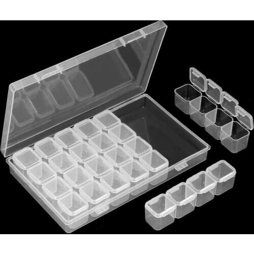 Diamond Painting 28/56/64pcs Tool Accessories Bead Container 5D Diamond Painting Storage Box Accessories