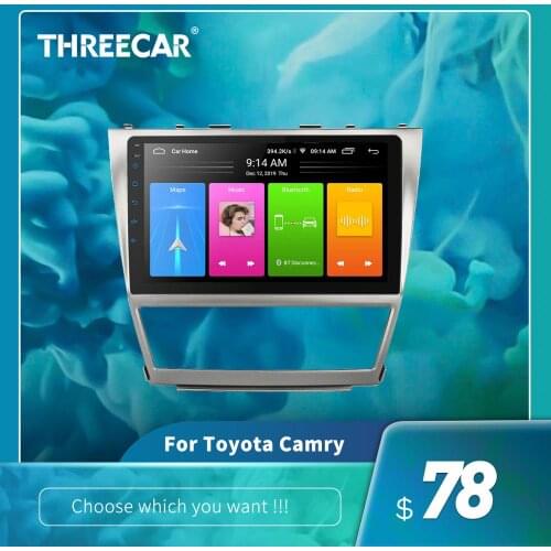 Car Android 8.1 dvd player for TOYOTA Camry 2007~2011 gps navigation WIFI Bluetooth Stereo MP5 Multimedia Player NO DVD