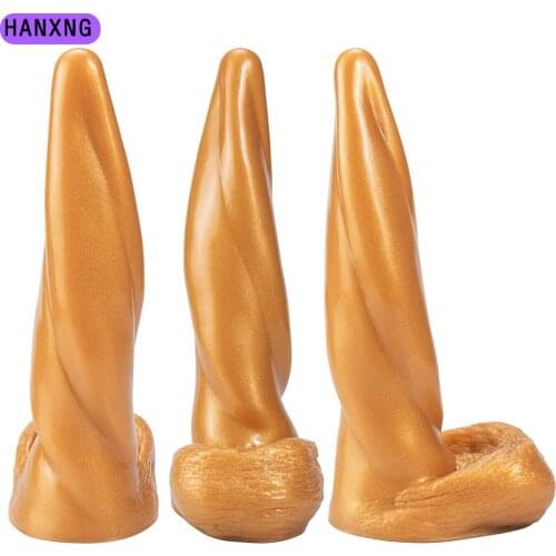 Large Anal Dildo Silicone BDSM Sex Toy For Men Women Lesbian Big Dildo Female Stimulate Orgasm Butt Plugs Male Prostate Massage