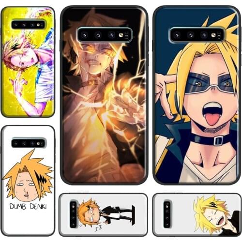 Denki Kaminari My Hero Academia Case For Samsung Galaxy S21 Ultra Note 20 Note 9 Note 10 S8 S9 S10 Plus S20 FE Phone Cover