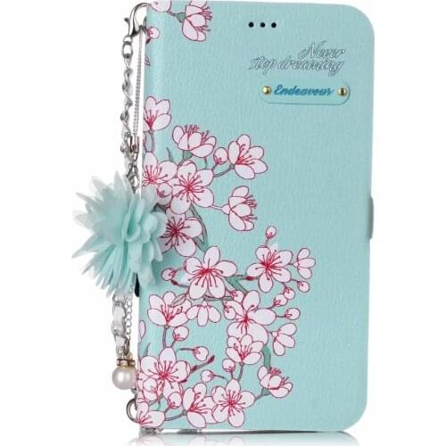 Retro Flower Flip Wallet Handbag Leather Case Cover For Iphone 12 Mini 11 Pro XS Max XR X 8 7 Plus SE Cloth Flower Pendant Case