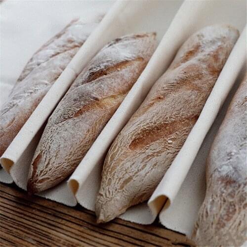 Fermented Cloth Dough Bakers Pans Proving Bread Baguette Flax Cloth Baking Mat Baking Pastry Kitchen Tools