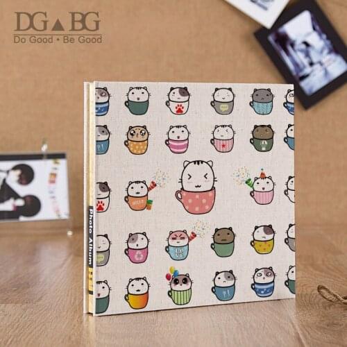 Photo Album Scrapbook Self Sticker Storage 12 15 18 Inch Transparent Wedding Photoalbum Travel Vintage Stockbook Memory Book Cat