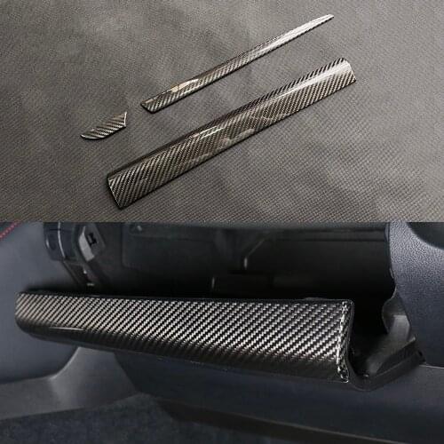 Dry Carbon Fiber Car Interior Front Console Instrument Dashboard Glove Box Panel Trim For Lexus IS IS200 IS250 IS300 IS350 200t