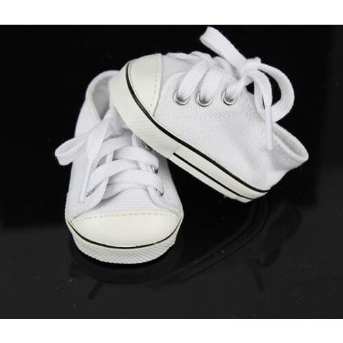 Doll accessories ,white shoes fit for baby 43cm Doll Children best Birthday Gift
