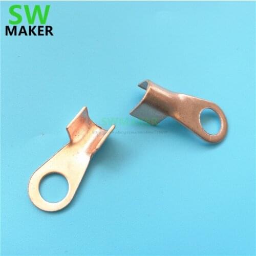 1pcs brass 2GT-6mm timing belt matching belt clamp open rubber belt fixing clamp for Prusa i3 Anet A8 Creality 3D printer parts