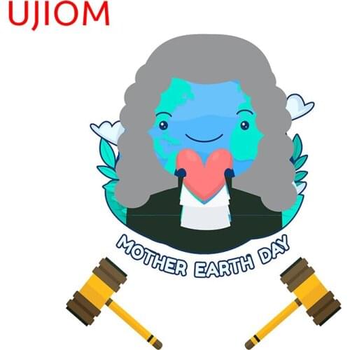 UJIOM Mother Earth Day for Lawyers Sticker Bedroom Decoration Wallstickers Room Accessories Sticker PVC Decals Home Decor