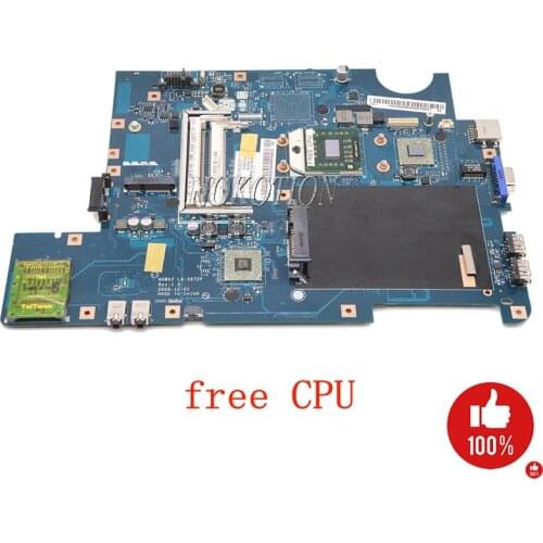 NOKOTION LA-5972P for lenovo ideapad g555 laptop motherboard m880g ddr2 11S69035134 HD4200 graphics Main board free cpu