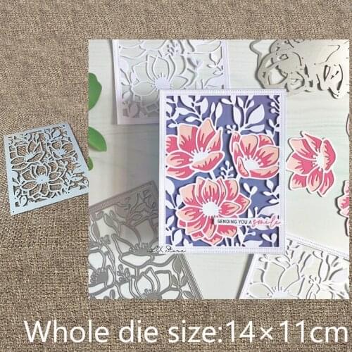 New Design Craft Metal stencil mold Cutting Dies Gathered Anemone Coverplate scrapbook die cuts Album Paper Card Craft Embossing