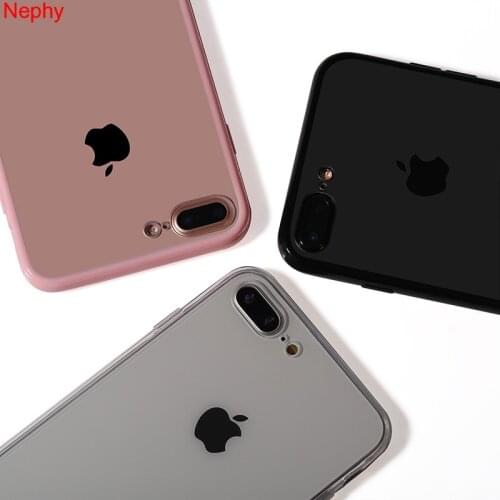 Nephy New Clear Case For iPhone XS Max X XR iPhone 6 6S 5 S 5S 5SE 7 8 Plus 6Plus 7Plus 8Plus Soft TPU+Hard PC Back Cover Casing