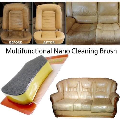 Car Nano Felt Cleaning Tool Brush Washer Vehicle Leather Seat Wiper Cleaner Household Car Care Cleaning Accessories