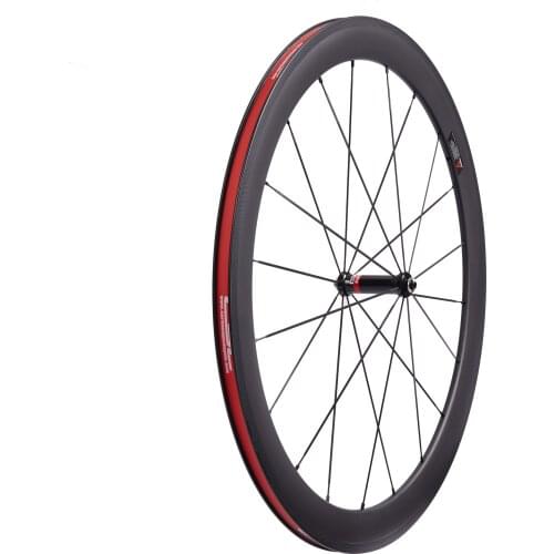 Single front wheel 23mm wide 24/38/50/60/88mm Deep novatec AS511SB FS522SB HUB Clincher Tubular Carbon road bike bicycle Wheels