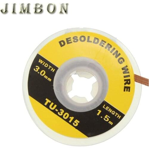 3mm 10g Security 5 ft. 3mm Desoldering Braid Solder Remover Wick BGA Desoldering Wire Bra Worldwide