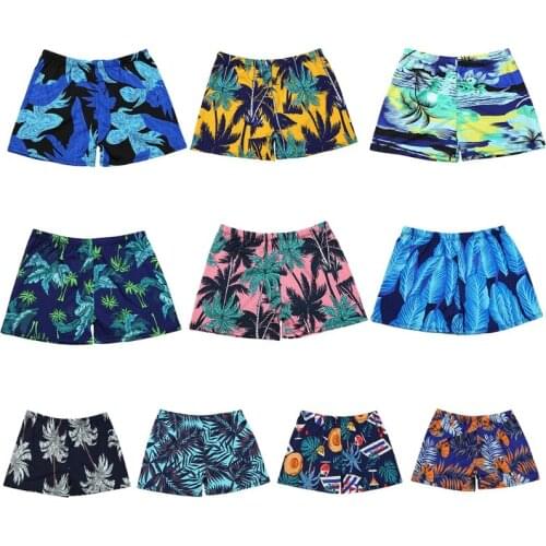 Men Quick Dry Swim Coconut Tree Surfing Beach Shorts Mesh Boardshorts Au09 21 Dropshipping