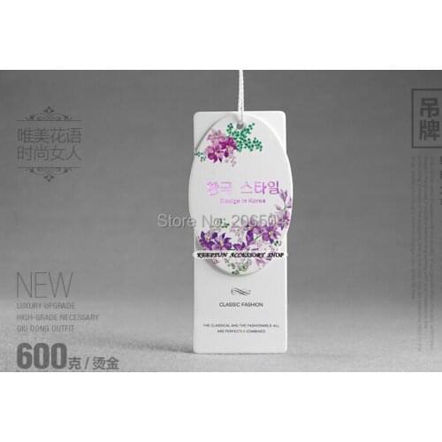 Customized/custom hang tags cloth printed hang tag hang tags labels for clothes/clothing personized dh1107