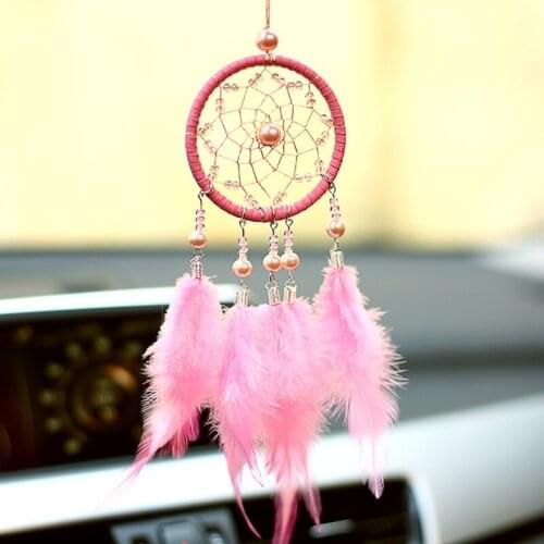 Bedroom Hanging Craft Handmade Dream Catching Wind Chimes Wall Car Hanging Decoration Home Kids Decor Gift Ornaments