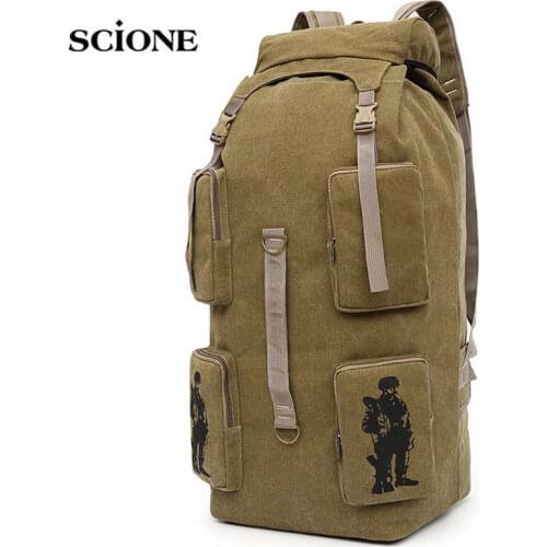 Outdoor Military Backpacks For Men Rucksacks Tactical Sports Camping Hiking Trekking Fishing Hunting Large Travel Bags X369A