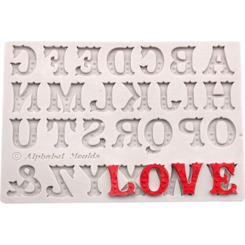 DIY 26 English Letters Shape Silicone Mold DIY Resin Jewelry Pendant Necklace Pendant Lanugo Mold Resin Molds For Jewelry