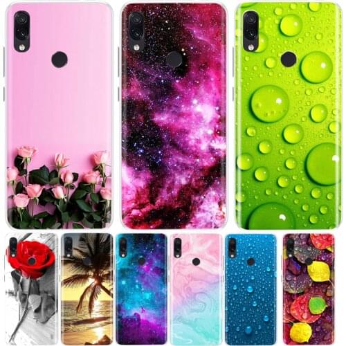 Silicone Case For Xiaomi Redmi Note 7 Case Pattern Soft Silicon Case For Xiaomi Redmi Note 7 Note7 Bumper Phone Case Coque Cover
