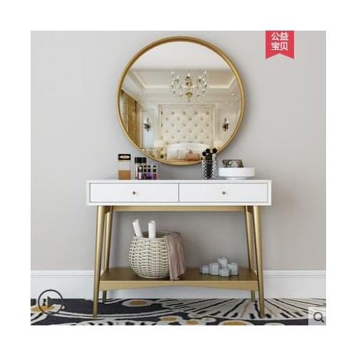 Solid wood dressing table modern and simple web celebrity dressing desk integrated small family bedroom ins dressing table