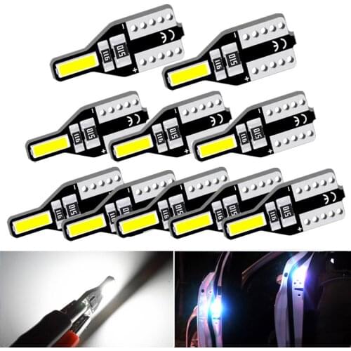 A pack T10 W5W 194 168 Led Bulb Car Interior Light For Toyota Corolla Avensis Yaris Rav4 Auris Hilux Prius Camry Celica C-HR