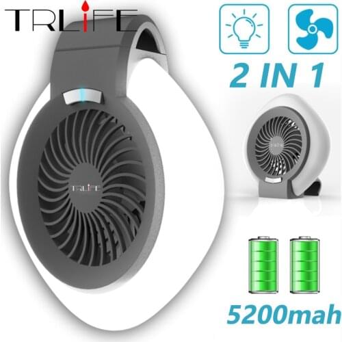 100W LED Camping Light with Ceiling Fan 5200mah USB Rechargeable Camping Lantern for Camping, Hiking, Hurricane,Emergency, Outag