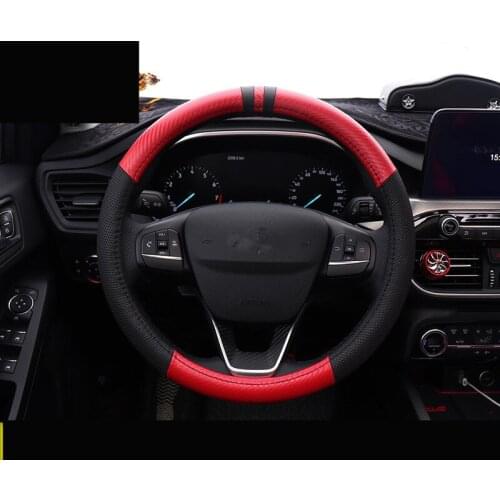4 Seasons Universal Steering Wheel Decorated Cover For Ford Focus 2019 AAB246