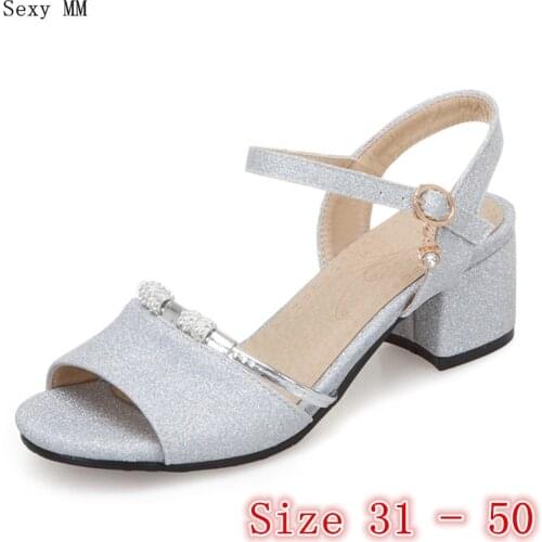 Women High Heel Gladiator Sandals Shoes Woman High Heels Pumps Small Plus Size 31 32 33 - 40 41 42 43 44 45 46 47 48 49 50