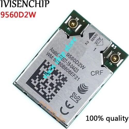 1pcs Used test 100% work 9560D2W AX201D2W 7265D2W 8260D2W 8265D2W WIFI Bluetooth Module Wireless Network Card Notebook Modul