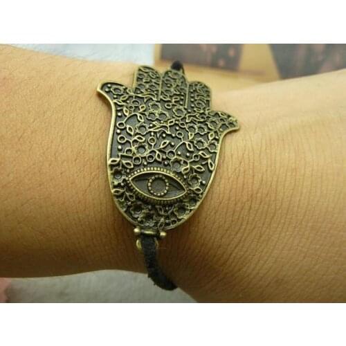 Wholesale diy accessory Ancient bronze fatimamarried 35 *52mm c3228 diy accessories vintage free shipping