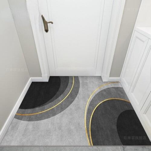 Household Minimalist Entrance Mats Disposable Home Mat Bathroom Bathroom Door Non-Slip Foot Mat Erasable Disposable