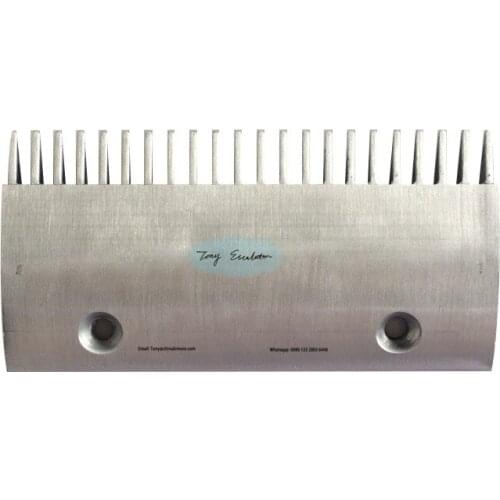 Escalator DSA2001617 Comb ALuminium L198MM W98MM Hole Pitch 119MM Center 22Teeth