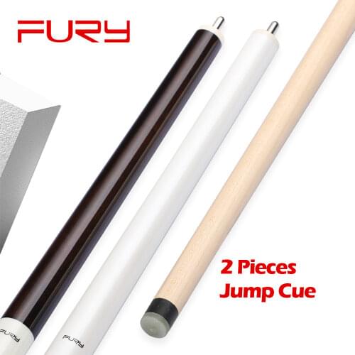 FURY JPW 4/8 Billiard Jump Cue 13mm 107cm G10 Tip Maple Shaft Black Bakelite Ferrule Handmade Professional Billar Kit Many Gifts