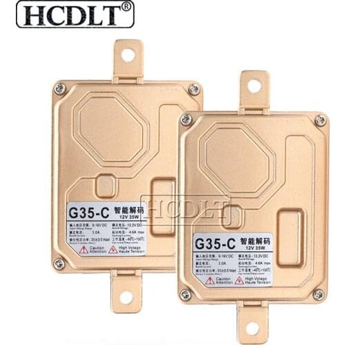 HCDLT 2PCS Premium 35W Error Free Canbus HID Xenon Ballast For Car Headlight Bulb Kit Xenon 35W EMC Canbus Ballast Car Styling