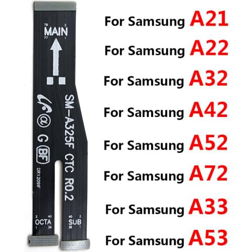 New Main Motherboard Flex Cable For Samsung A32 A325 / A42 A425 / A52 A525 Mainboard Flex Replacement parts