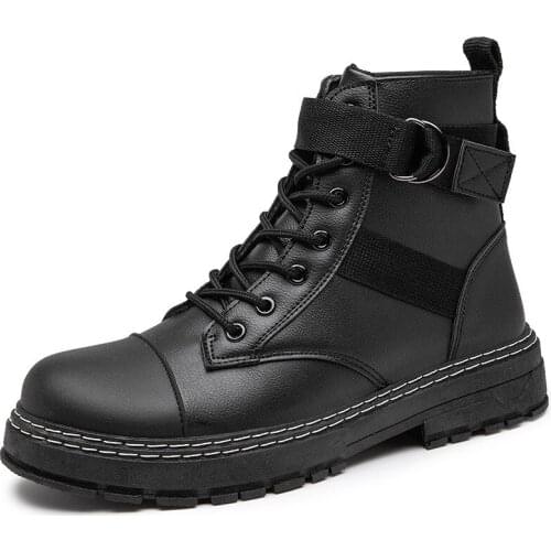 Men Desert Tactical Military Boots Mens Working Safty Shoes Army Combat Boots Militares Tacticos Zapatos Men Shoes Martin Boots