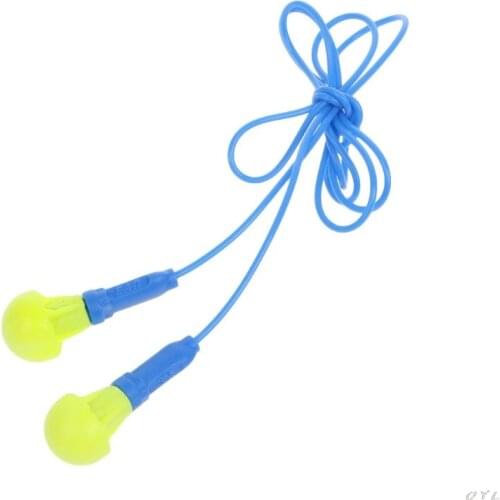 Soft Foam Corded Ear Plugs Hearing Protection Noise Reduction Earplugs Reusable