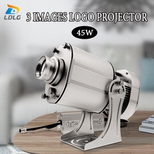 Outdoor Laser Logo Projector Three-logos Display Projection Light for Company Advertising Cinema Decor Marketing proyector logo