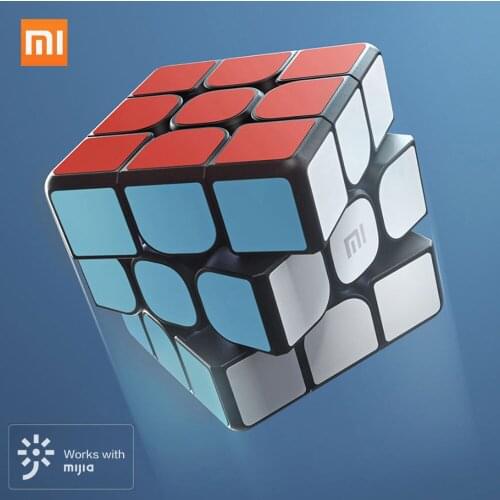 New Xiaomi Mijia smart cube 3x3x3 6-axis sensor Color Square Magic Cube Puzzle Science Education work with Mijia APP XMMF01JQD