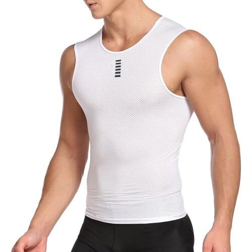 Cycling Clothing Vest Mens Sweat-Absorbent Breathable Mountain Bike Bottoming Sleeveless Cyclist Coat