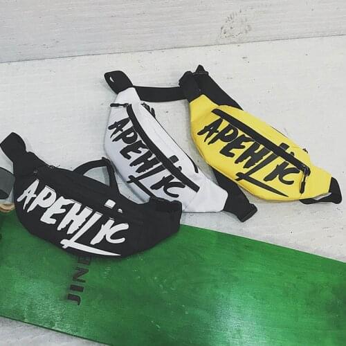 2021 New Waist Bags Unisex Belt Pack Trend Chest Bag Men Phone Pouch Travel Crossbody Pouch Boy Banana Bag Hip Fanny Pack