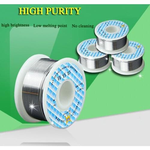 Solder Wire 50G High Purity Anti-Oxidation 0.8mm Unleaded For Electrical Solder Terne Metal Free Of Washing Rosin Core