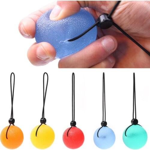 Silicone Massage Therapy Grip Ball Hand Finger Strength Exercise Stress Relief Stress Hand Grip Ball Massage Rope Toy