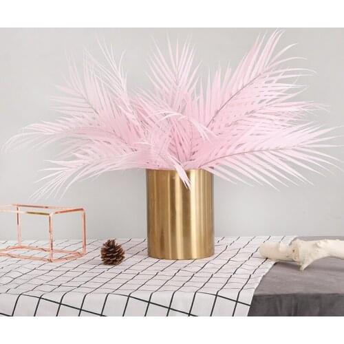 Nordic leaves Simulation of scattered tail colorful leaves loose tails decor home wedding flower arrangement props Green leaf