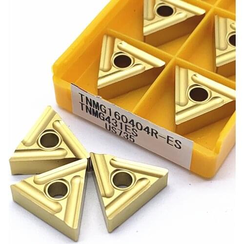 TNMG160404R TNMG160404L TNMG160408R TNMG160408L VP15TF UE6020 US735 High Quality Carbide Outer Turning Tool CNC Milling Cutter