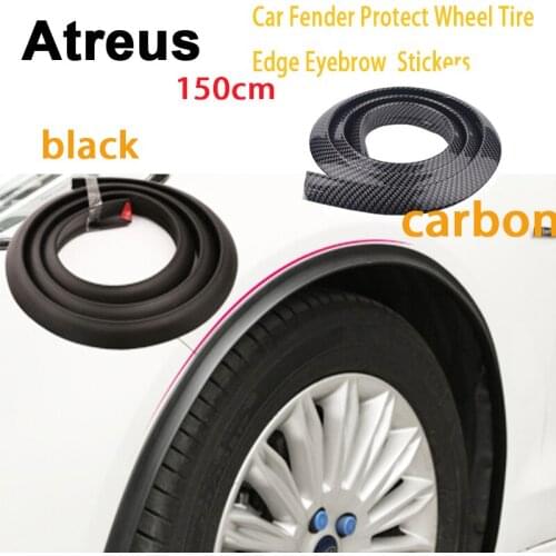 Atreus 150cm For Lexus Honda Civic Opel astra h j Mazda 3 6 Kia Rio Ceed Volvo Lada Car Fender Wheel Tire Eyebrow Carbon Sticker
