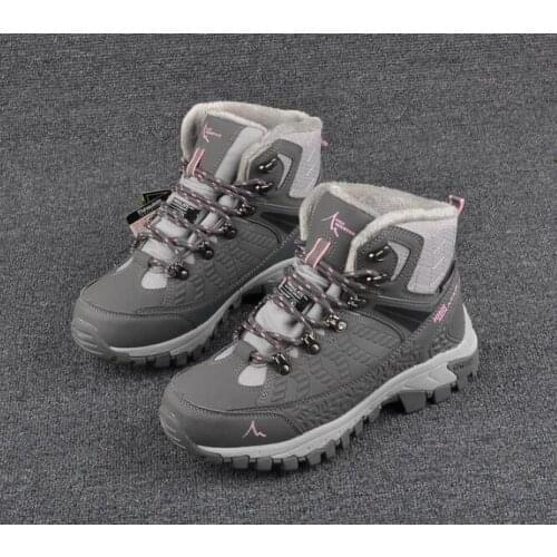 Zapatos senderismo women Winter outdoor hiking shoes 3M Thinsulate waterproof scarpe walking trekking Climbing TRAVEL snow shoes